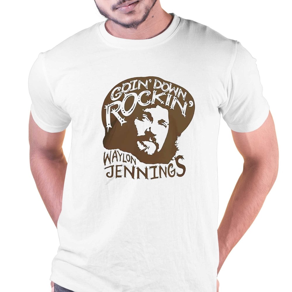 Waylon Jennings Goin Down Rockin Shirt